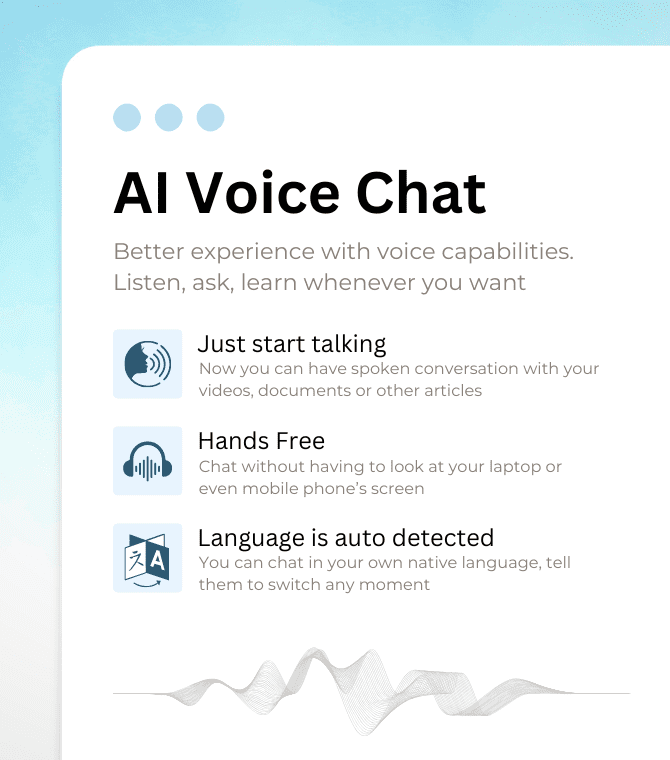 Voice Chat with Any Document