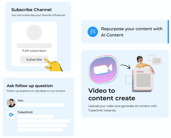 TubeOnAI For Content Creators